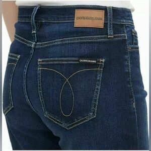 Calvin Klein Blue Straight Jeans Classic Style, Size 10 (32)